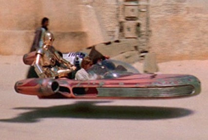 Le land speeder de Luke Skywalker (Star Wars - Un nouvel espoir, 1977)